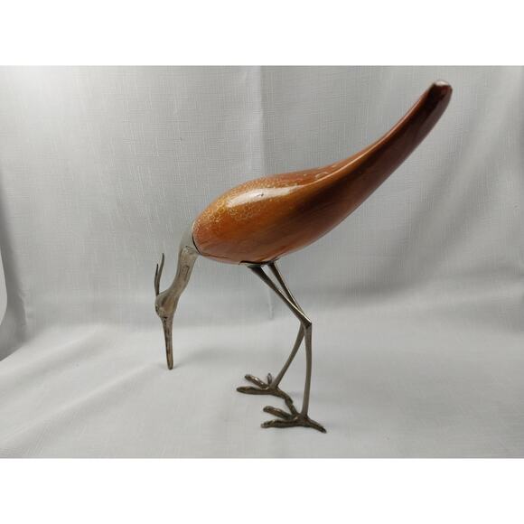 De Stijl Firenze Italy 1970s Wood, Silvered Metal, Bird Sculpture. - Picture 5 of 12